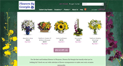 Desktop Screenshot of flowersbygeorgia.com