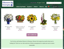 Tablet Screenshot of flowersbygeorgia.com